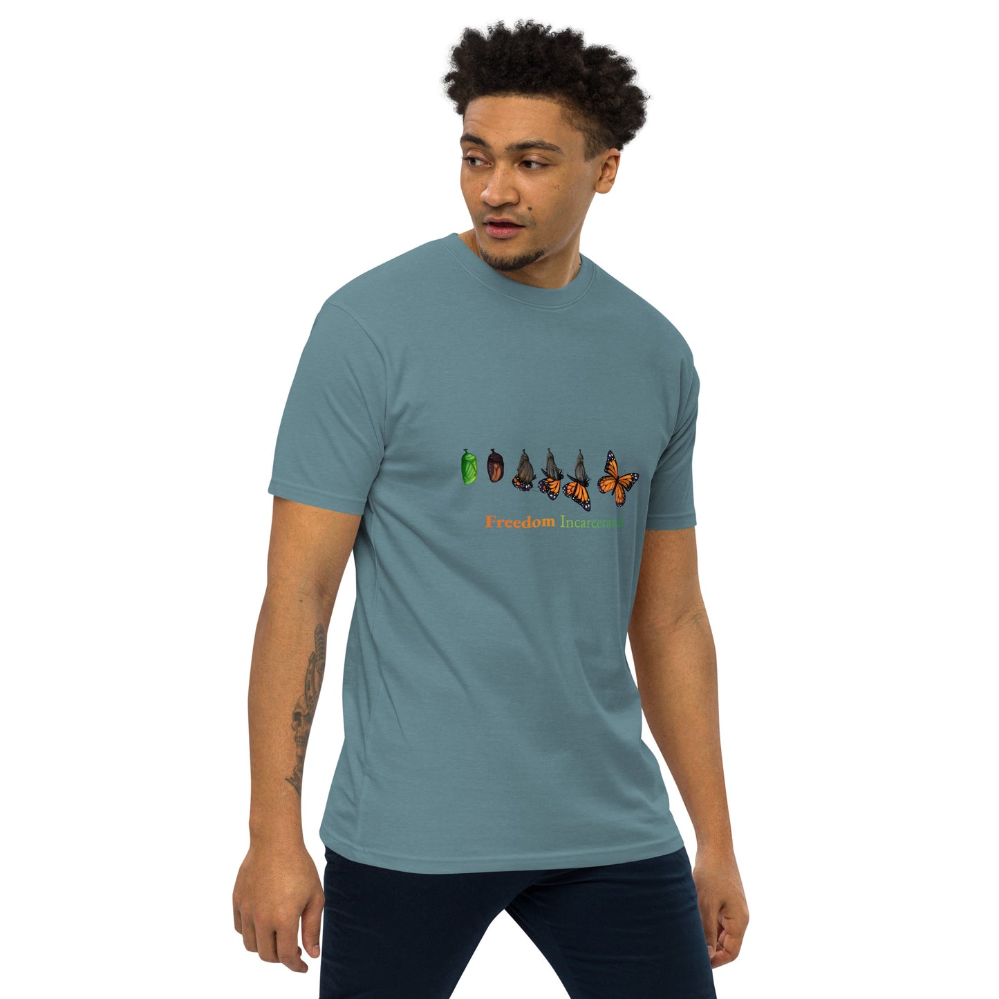 Freedom Incarcerated Butterfly T Shirt