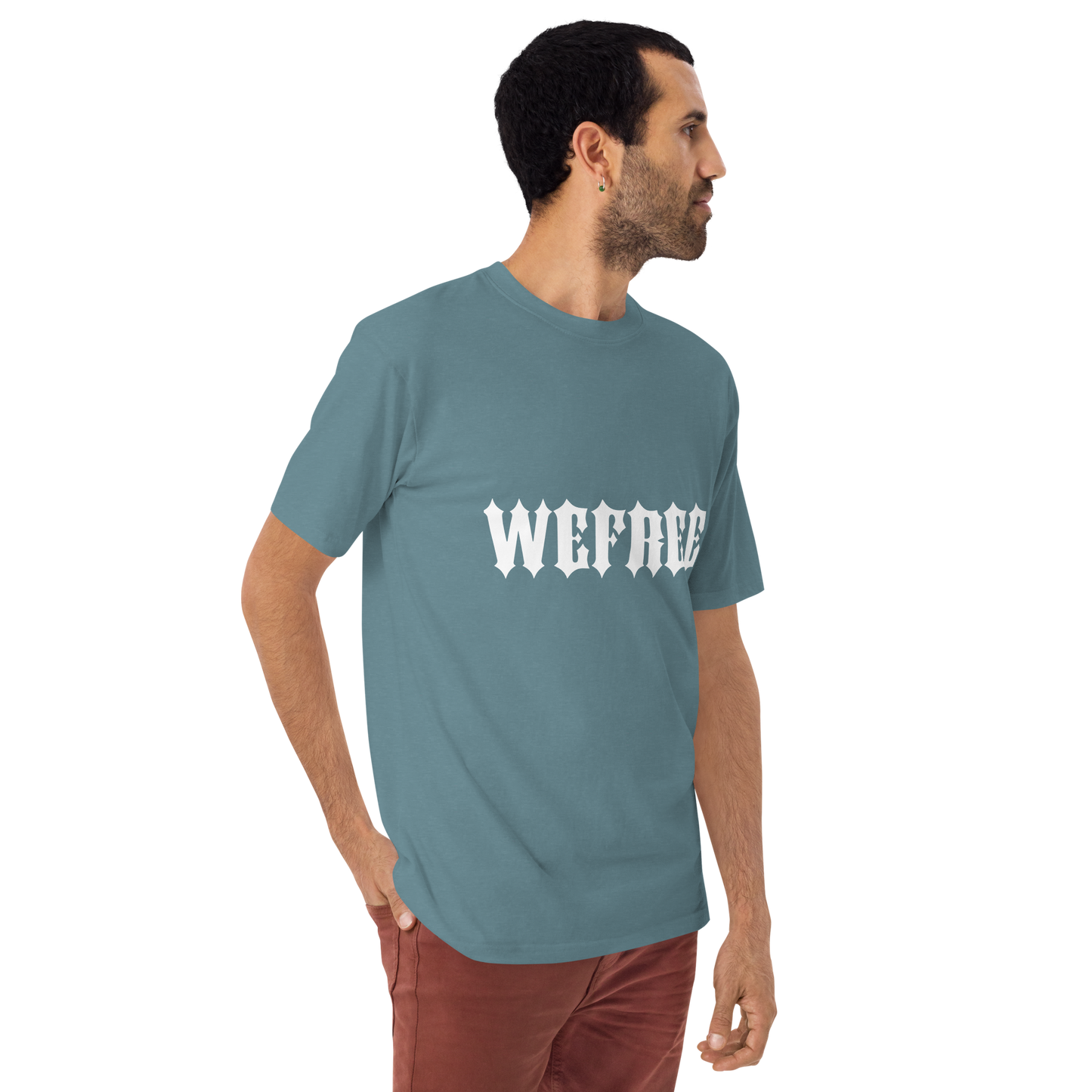 Men’s premium heavyweight tee Wefree