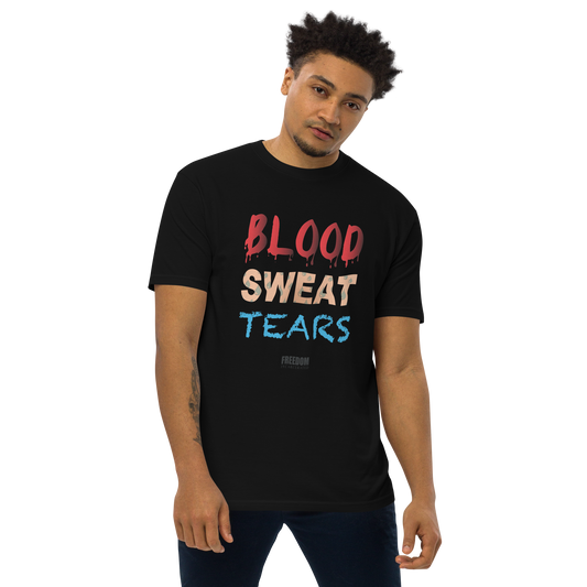 Freedom incarcerated Blood sweat tears sweatshirts