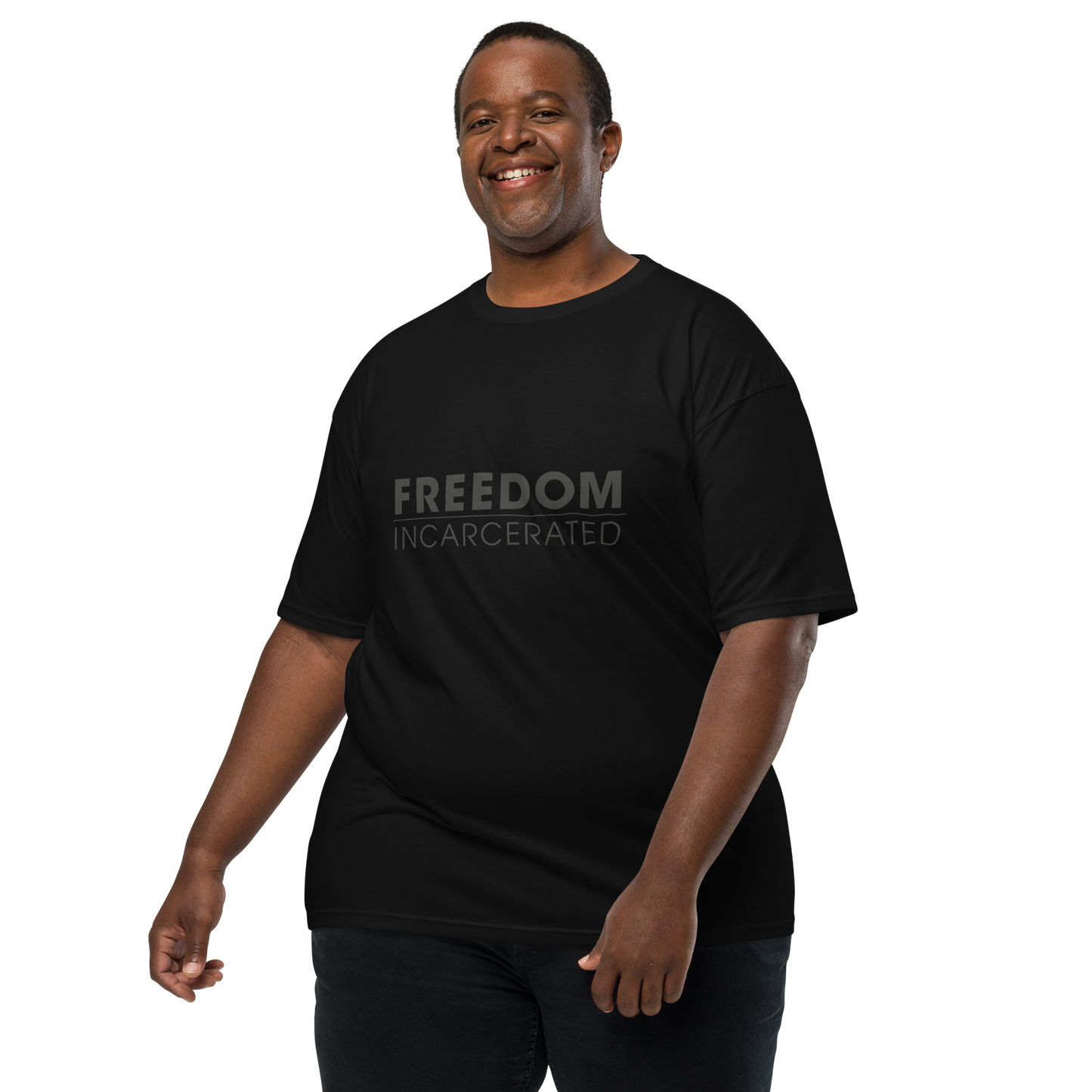 Men’s premium heavyweight tee Freedom Incarcerated