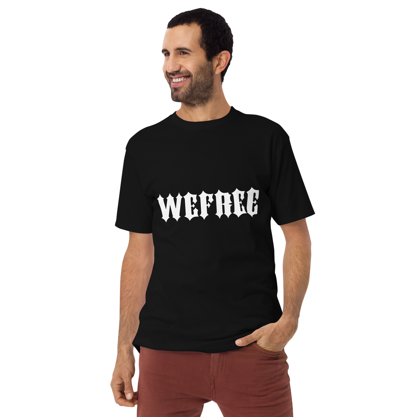 Men’s premium heavyweight tee Wefree