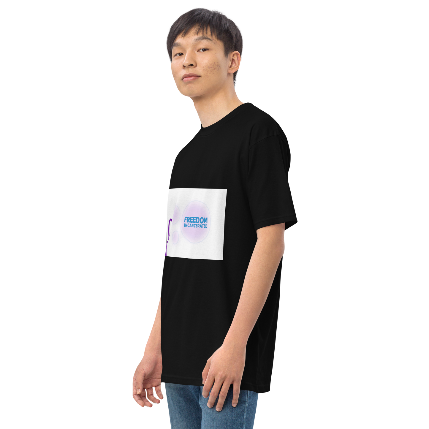 Men’s freedomincarcerated bubble T shirt