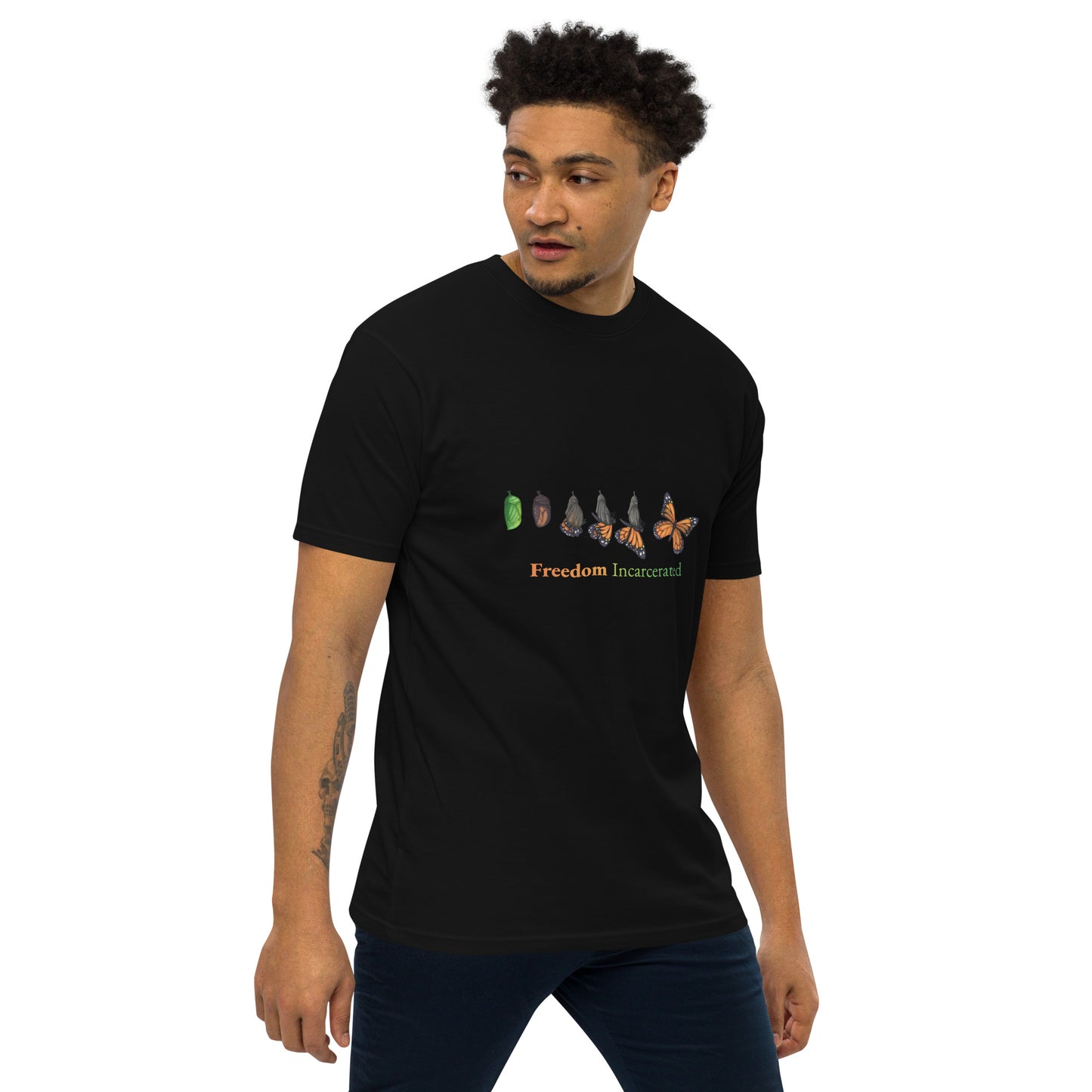 Freedom Incarcerated Butterfly T Shirt