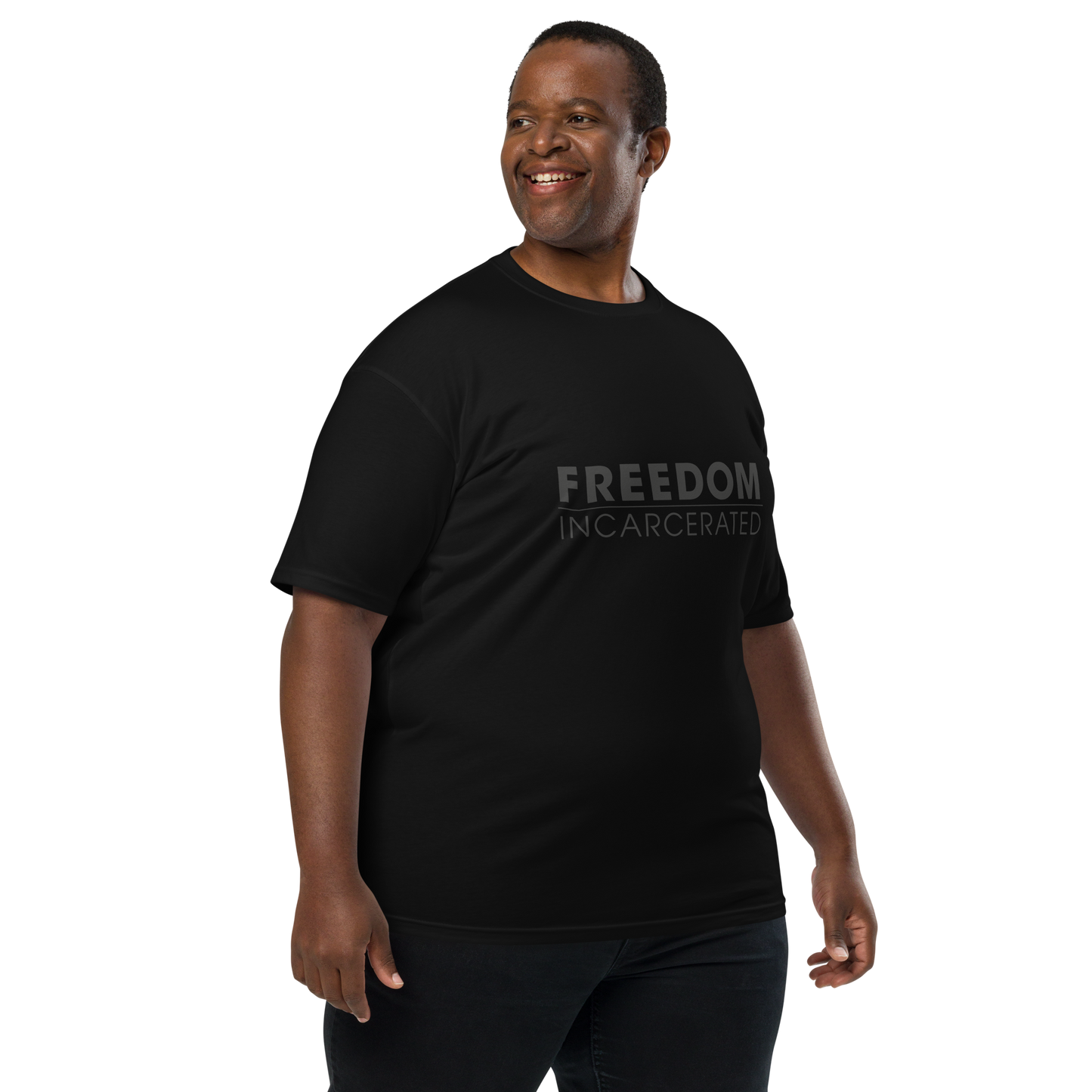 Men’s premium heavyweight tee Freedom Incarcerated