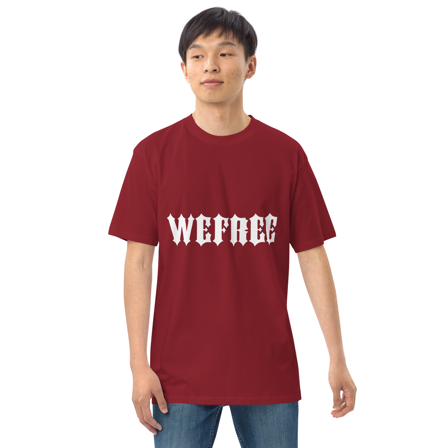 Men’s premium heavyweight tee Wefree