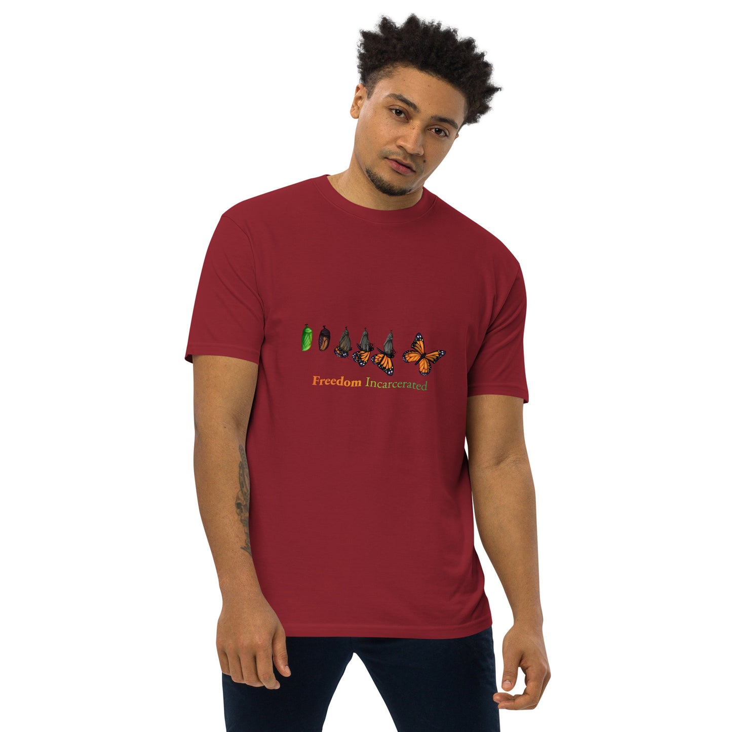 Freedom Incarcerated Butterfly T Shirt