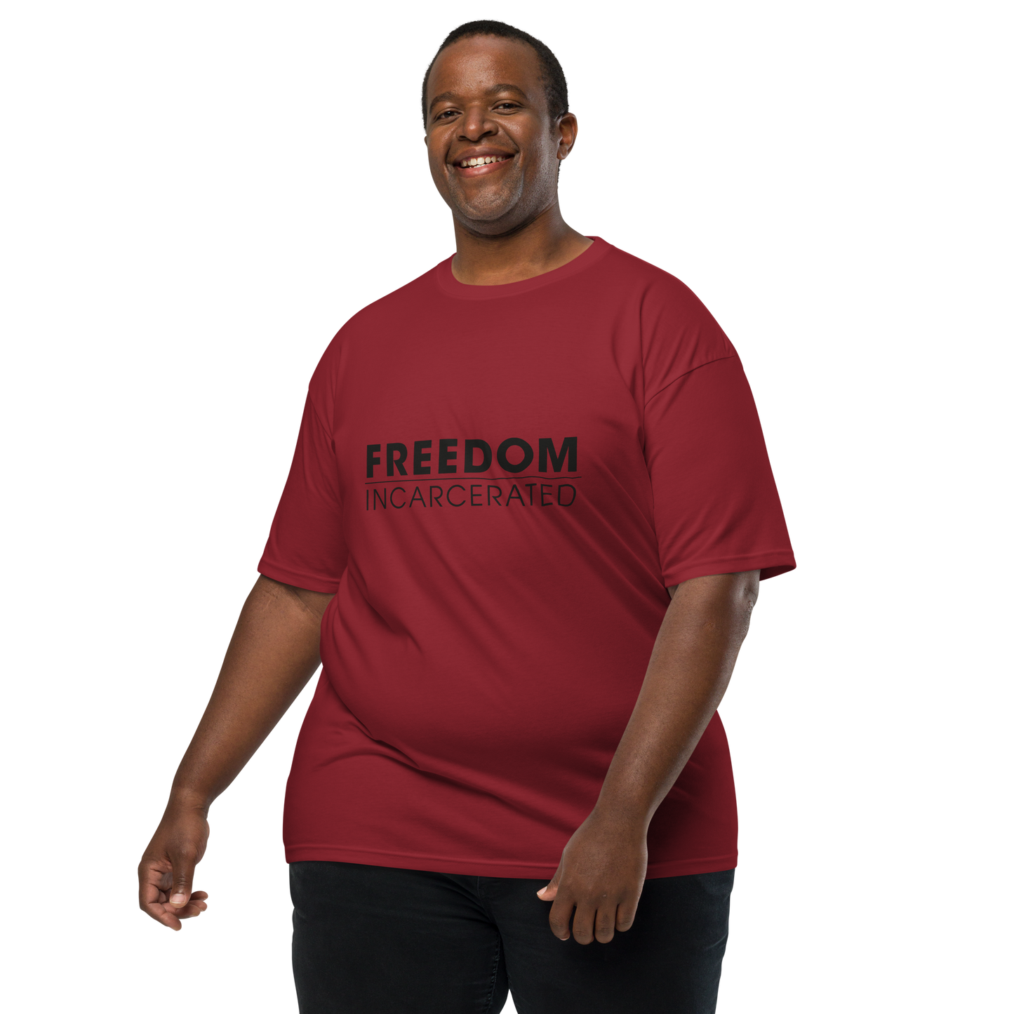 Men’s premium heavyweight tee Freedom Incarcerated