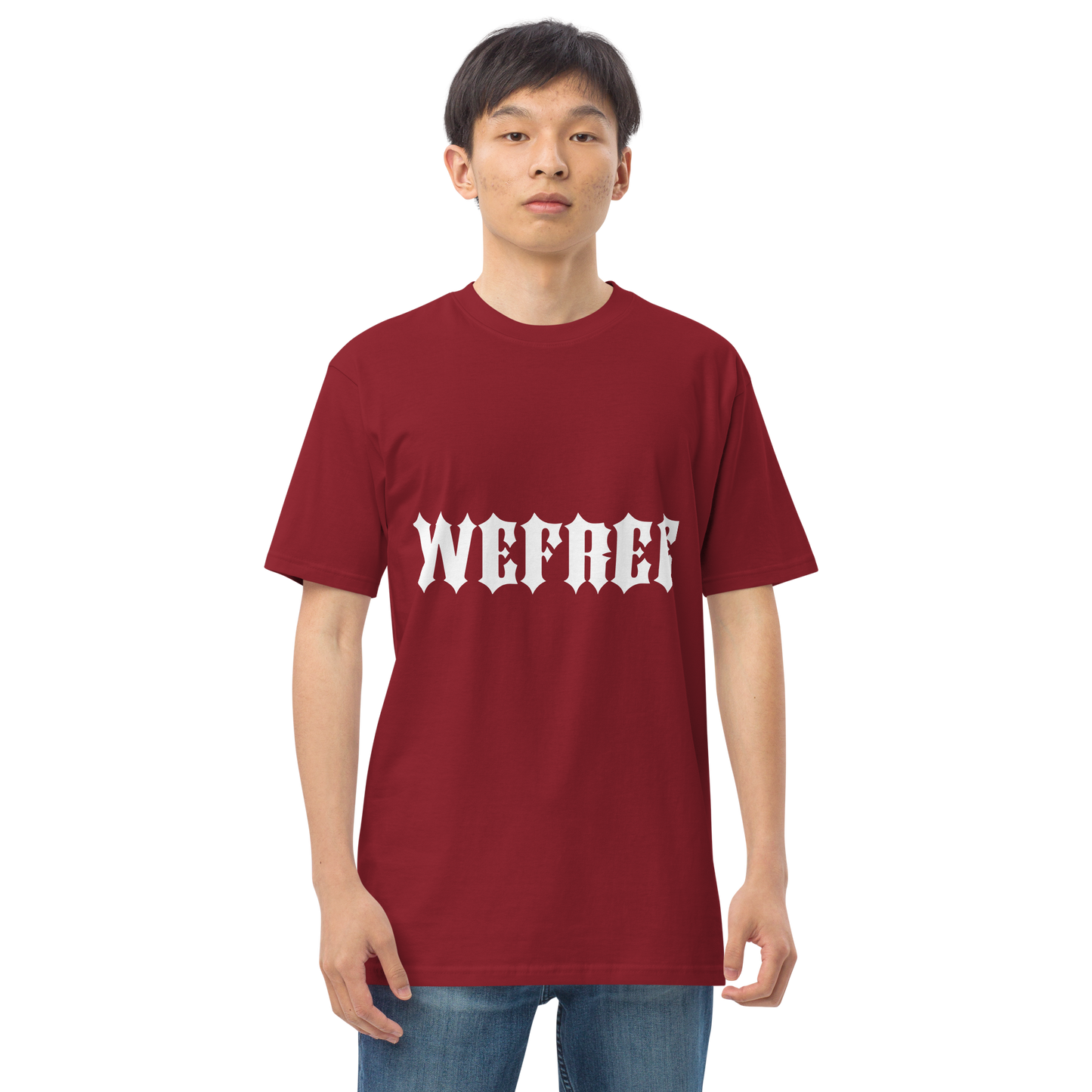 Men’s premium heavyweight tee Wefree