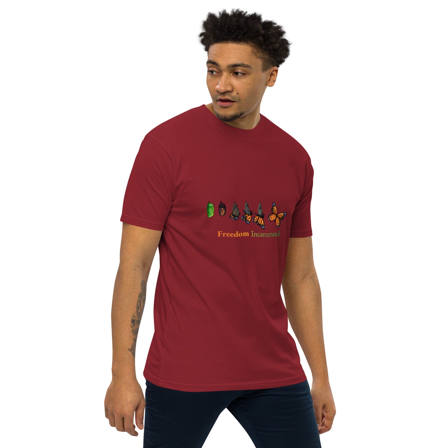 Freedom Incarcerated Butterfly T Shirt