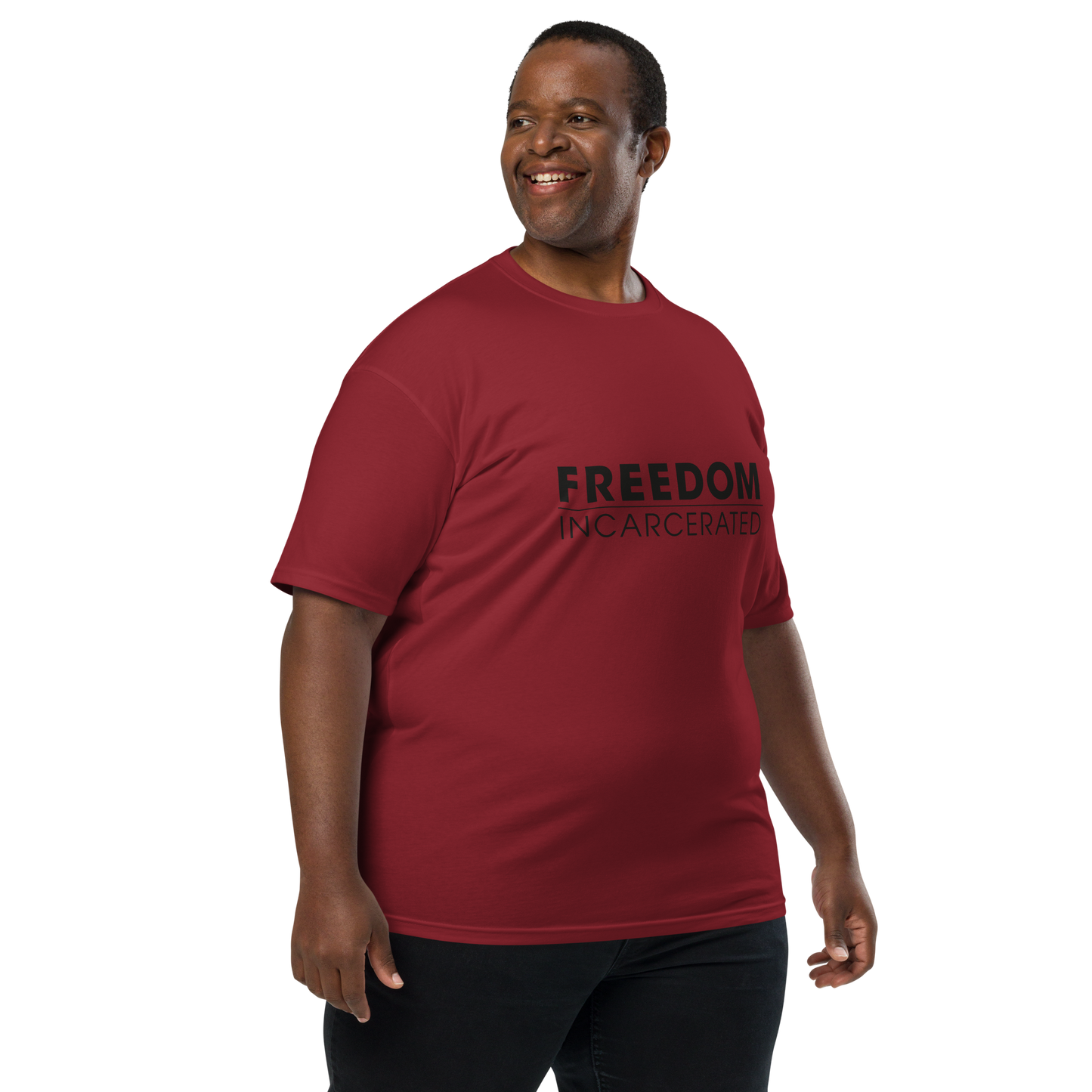 Men’s premium heavyweight tee Freedom Incarcerated