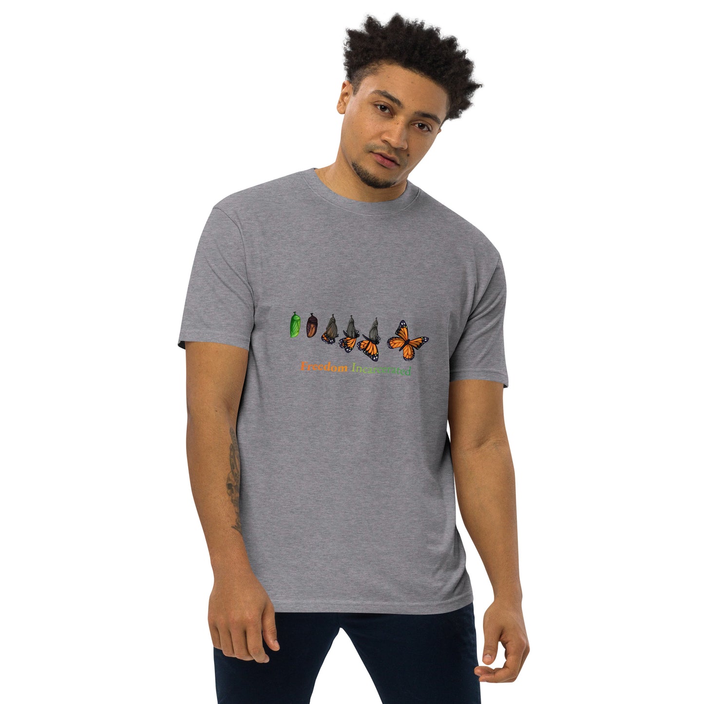 Freedom Incarcerated Butterfly T Shirt