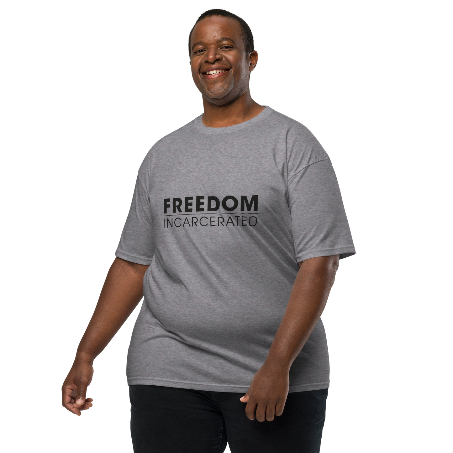 Men’s premium heavyweight tee Freedom Incarcerated