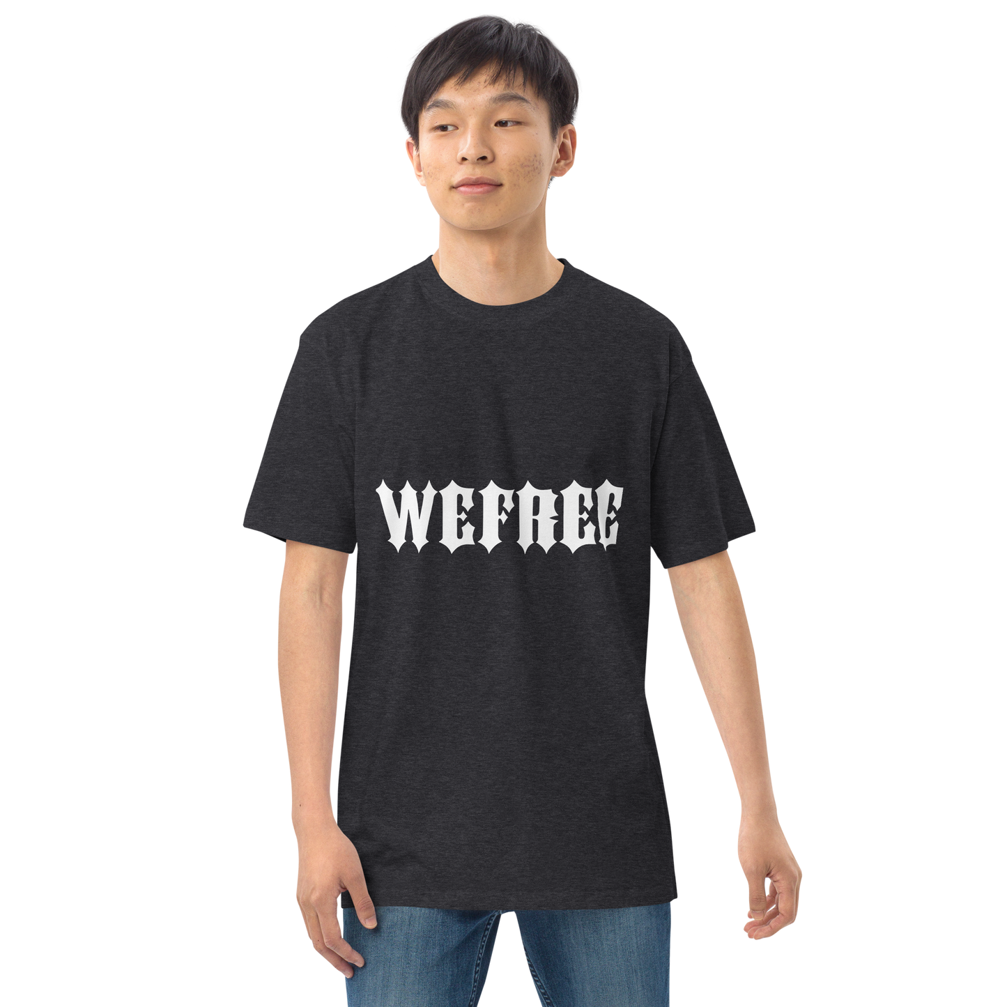 Men’s premium heavyweight tee Wefree