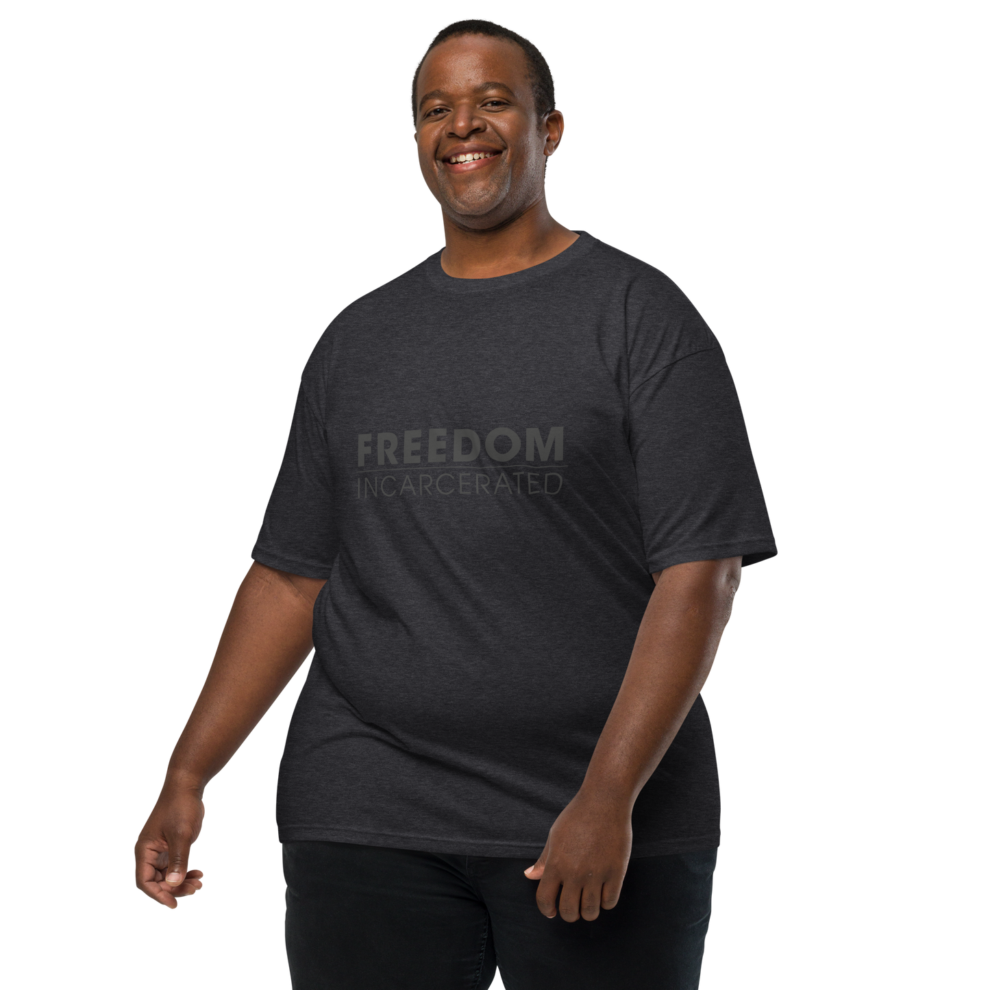 Men’s premium heavyweight tee Freedom Incarcerated