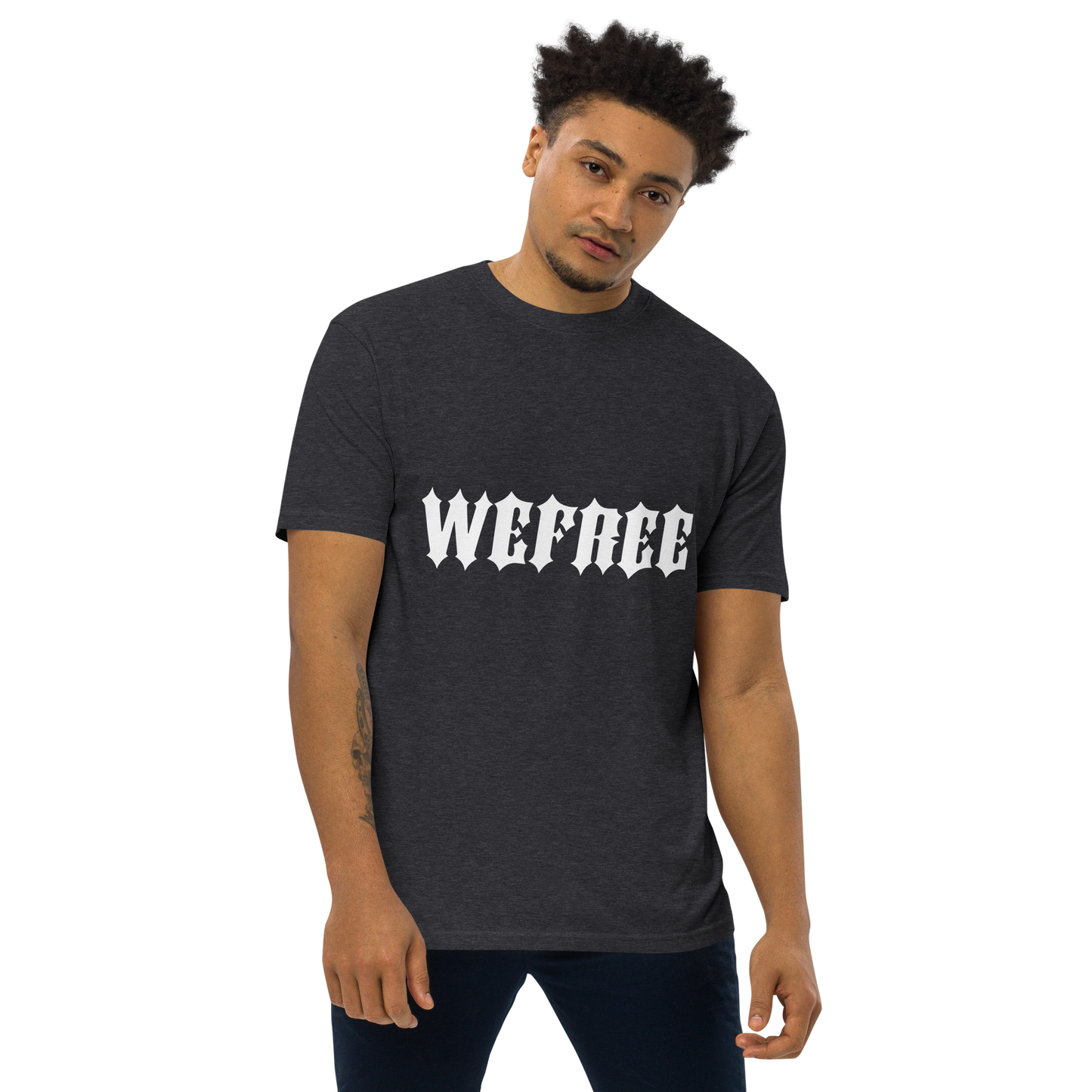 Men’s premium heavyweight tee Wefree