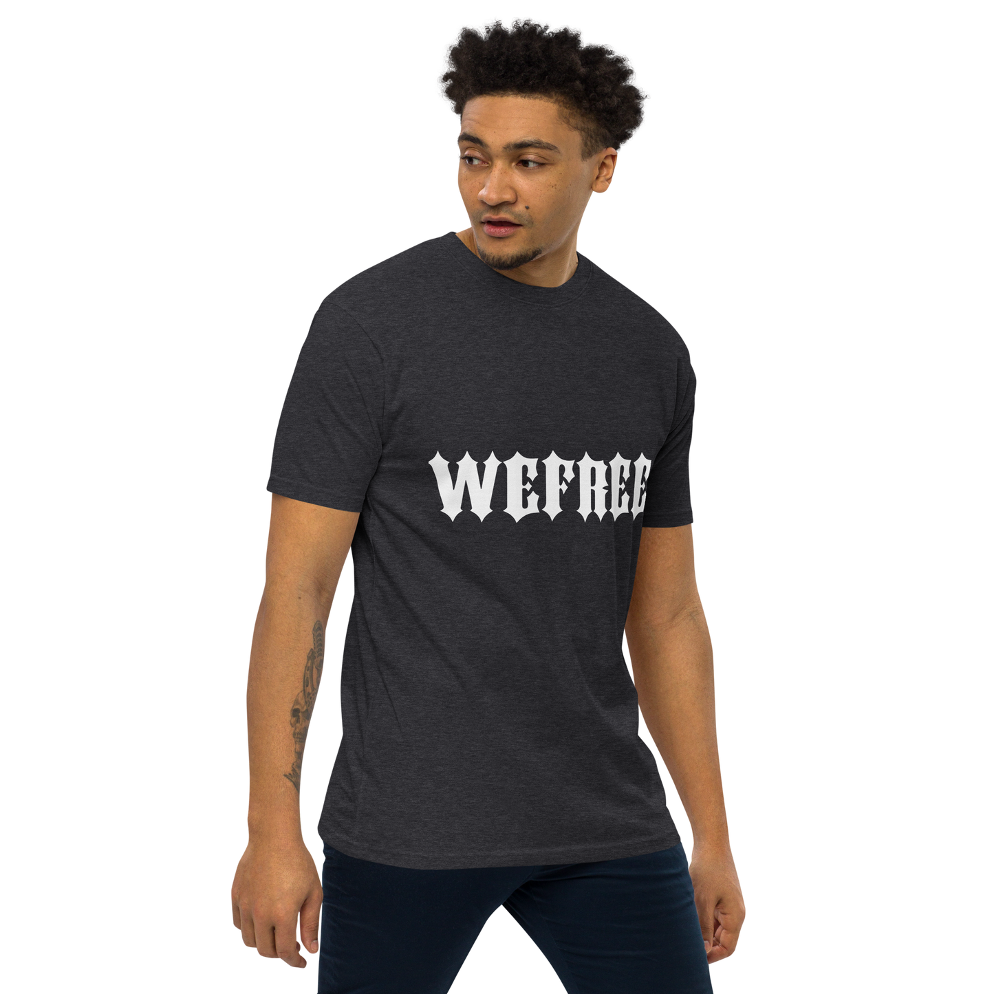 Men’s premium heavyweight tee Wefree