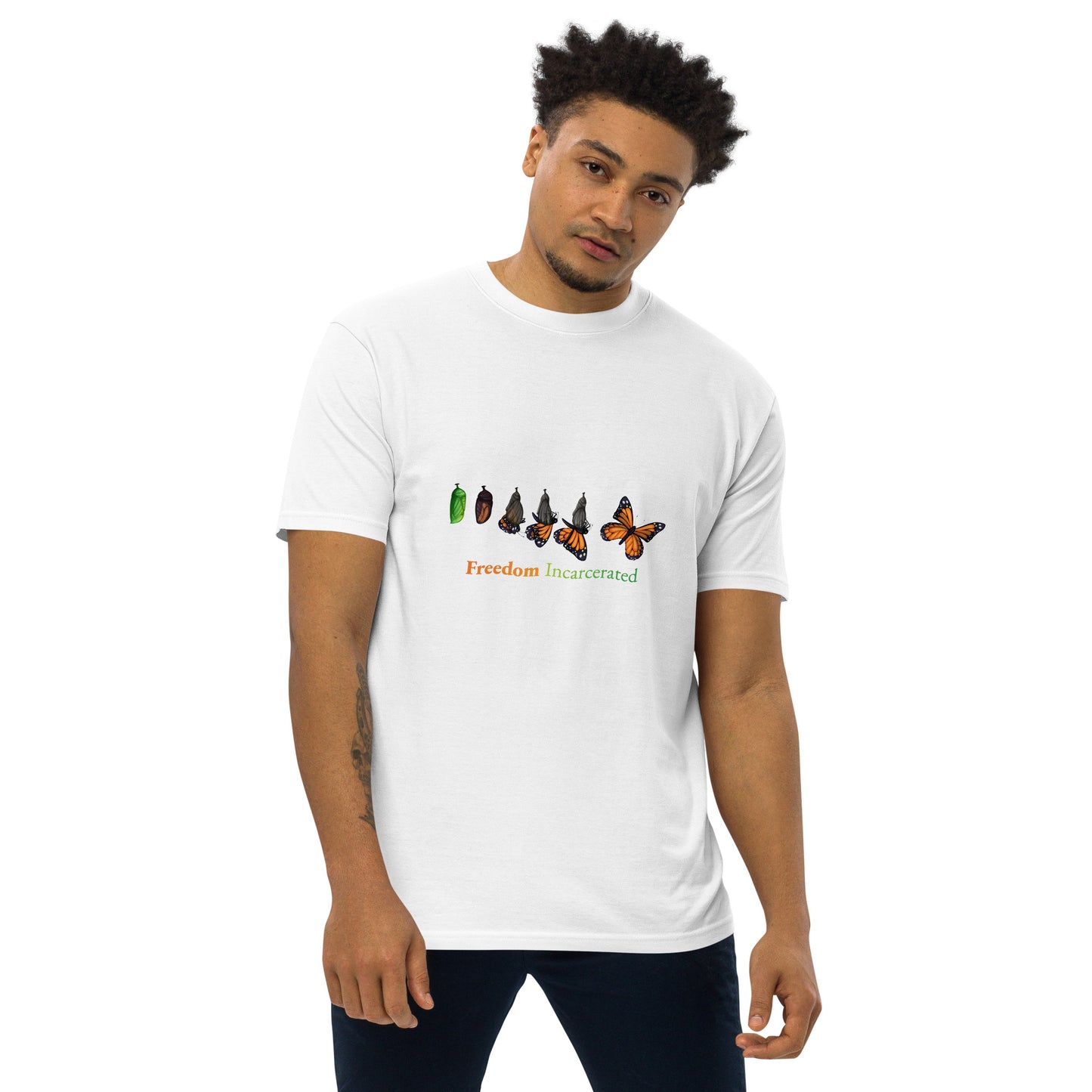 Freedom Incarcerated Butterfly T Shirt