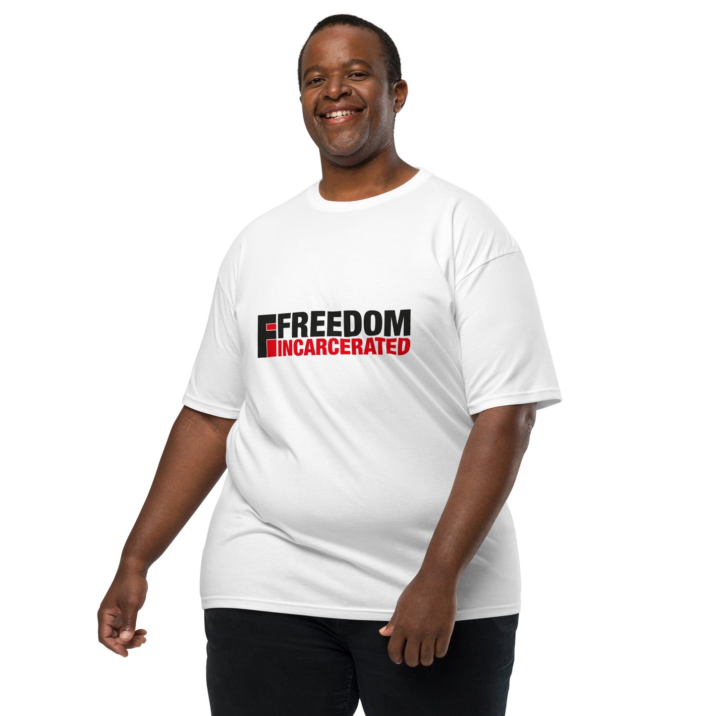 Men’s premium heavyweight tee Freedom Incarcerated