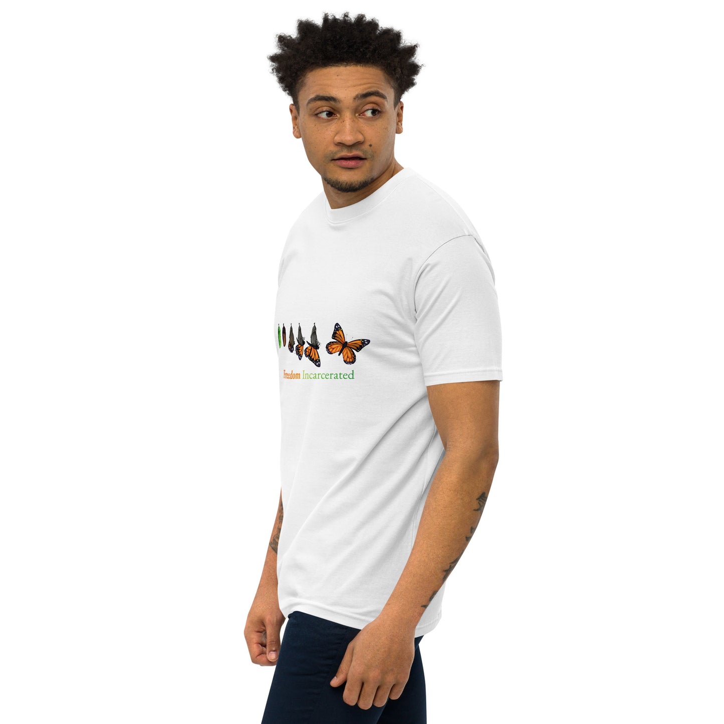 Freedom Incarcerated Butterfly T Shirt