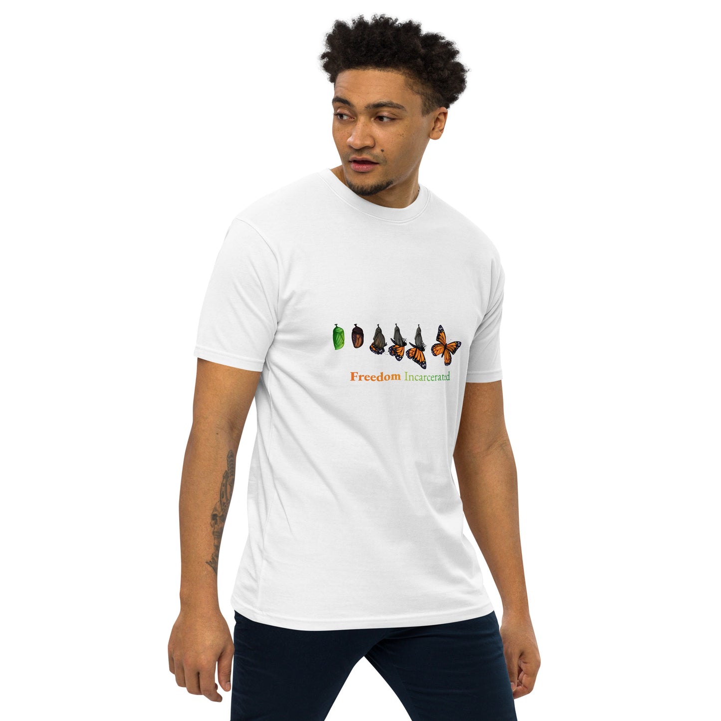 Freedom Incarcerated Butterfly T Shirt