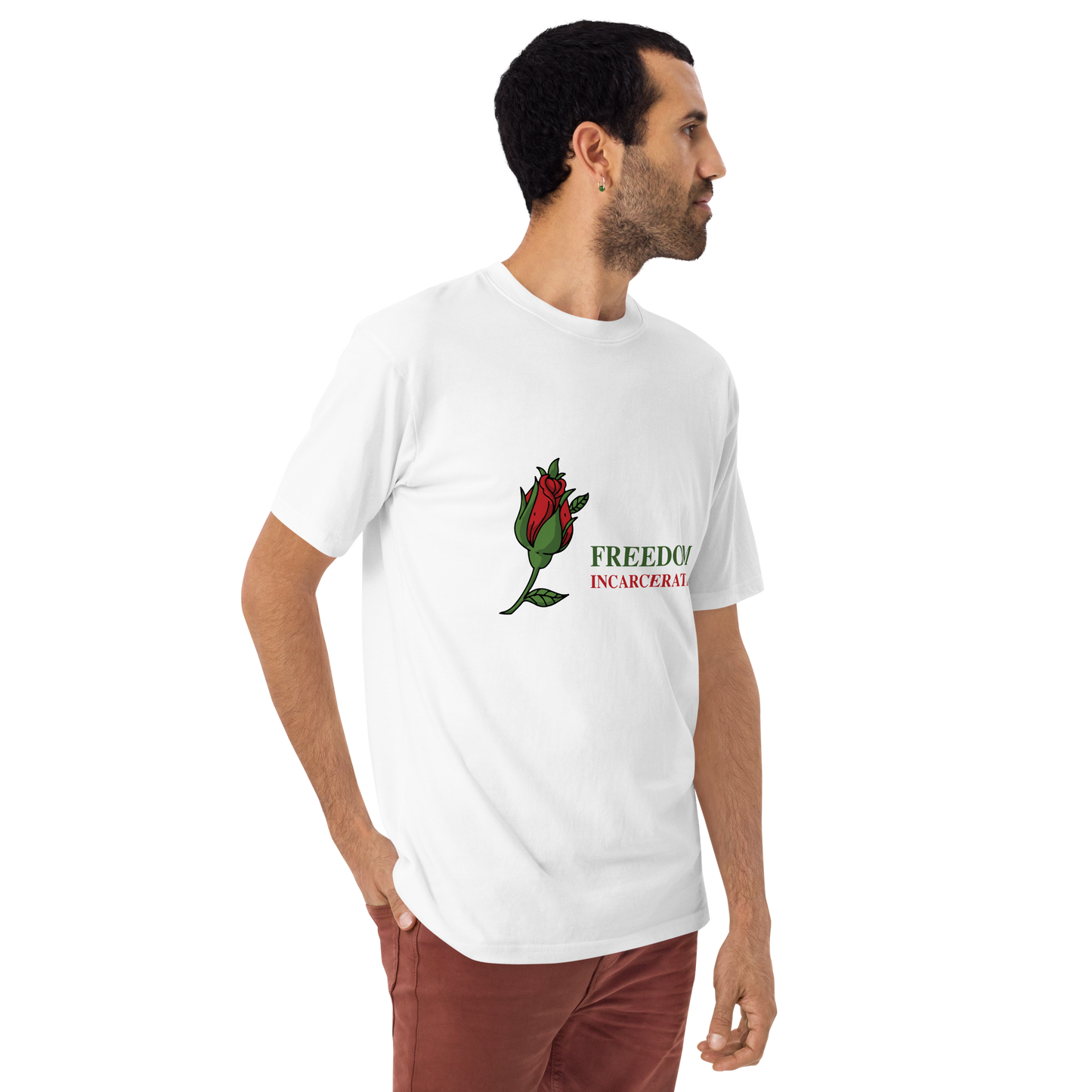 Freedom Incarcerated Rose T Shirt