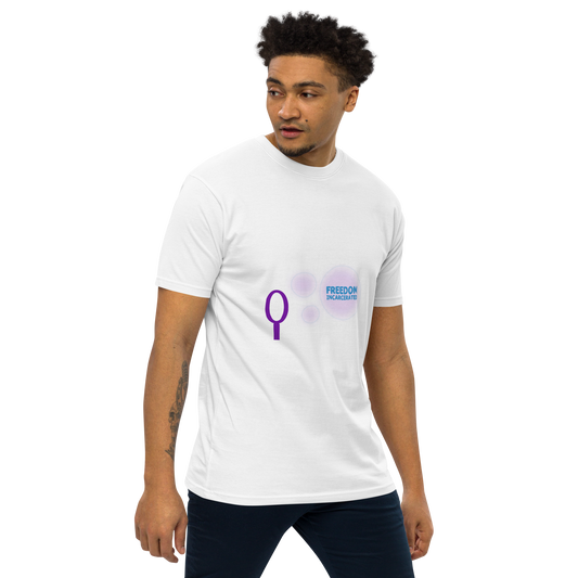 Men’s freedomincarcerated bubble T shirt