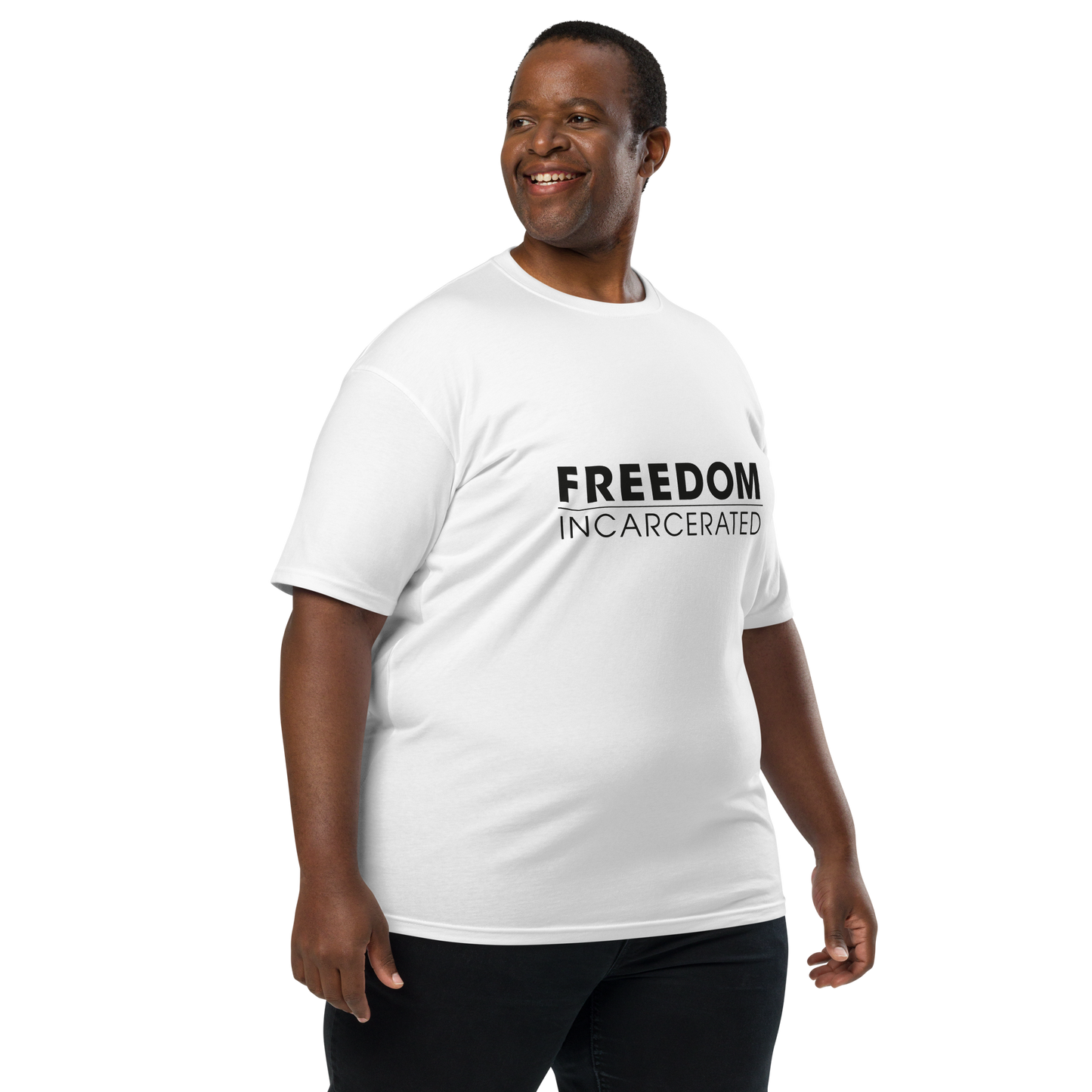 Men’s premium heavyweight tee Freedom Incarcerated