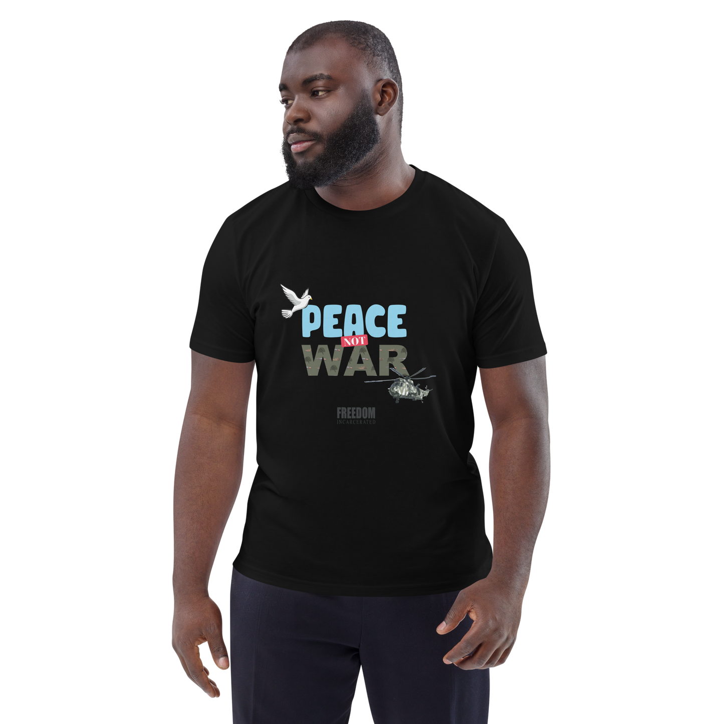 Freedom Incarcerated Peace not War T Shirt