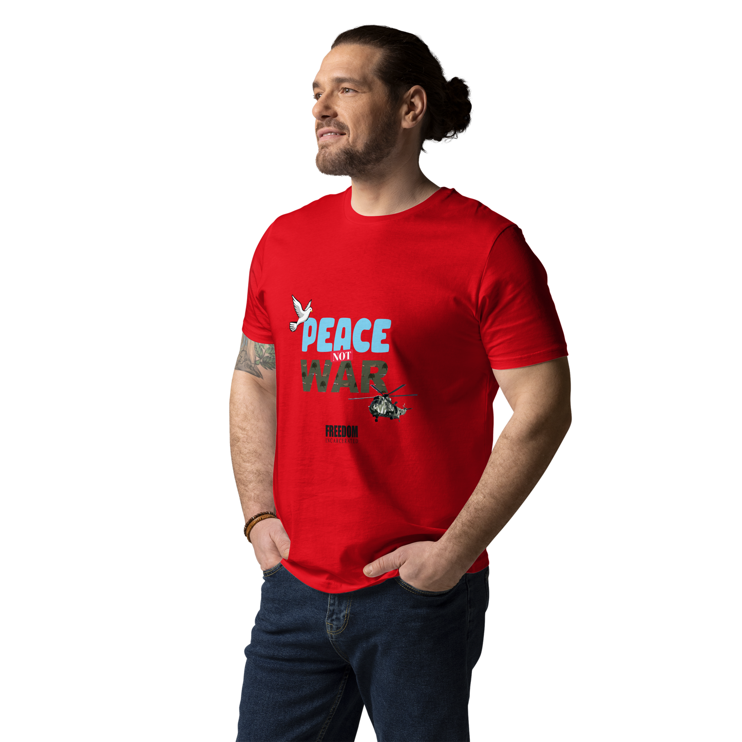 Freedom Incarcerated Peace not War T Shirt