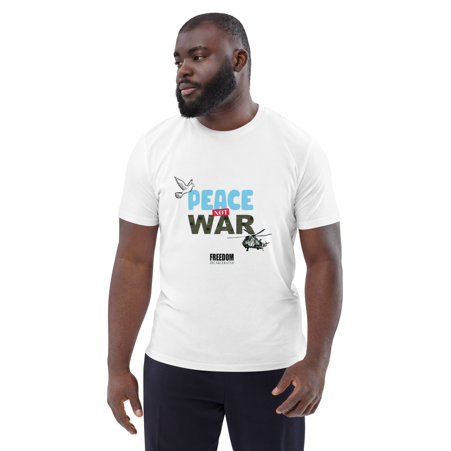 Freedom Incarcerated Peace not War T Shirt